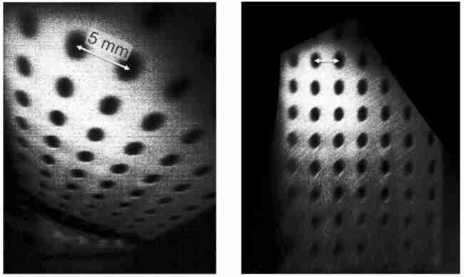 Infrared Image of a Turbine Blade
